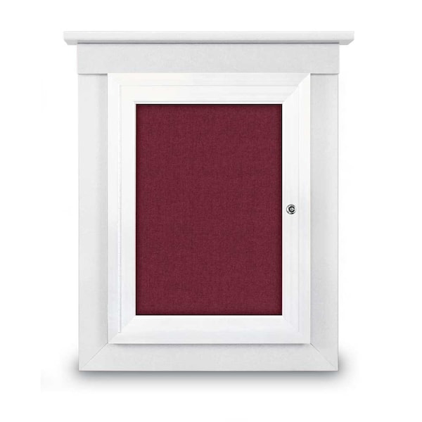 Sliding Glass Enclosed Letterboard, 72"x4